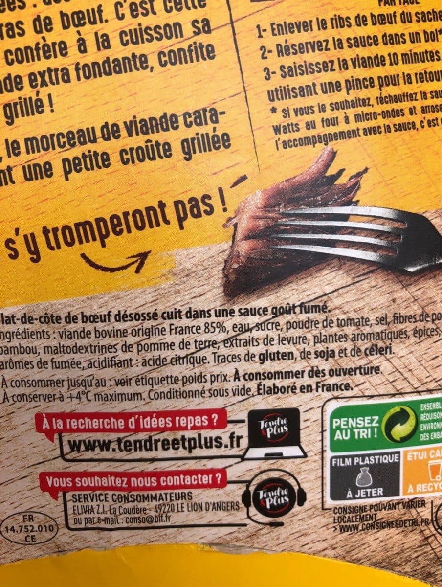 Open Food Facts Ribs de boeuf packshot