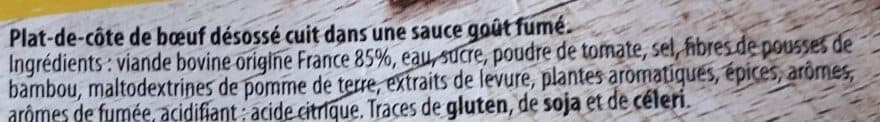 Tendre & Plus Ribs de bœuf marinade barbecue packshot
