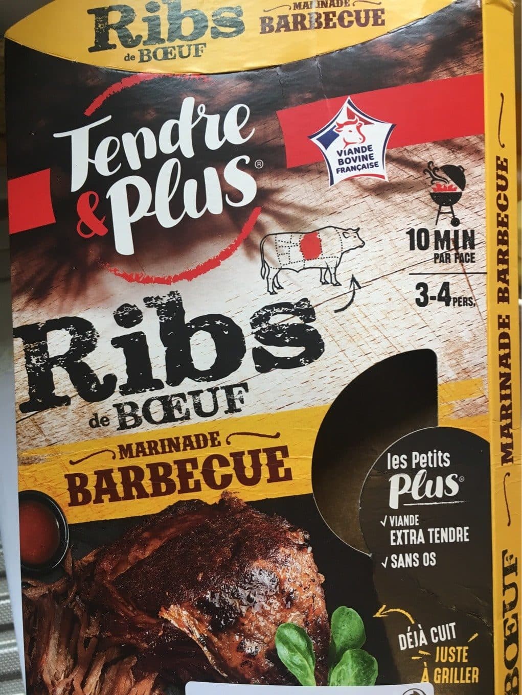 Tendre&plus Ribs de boeuf packshot