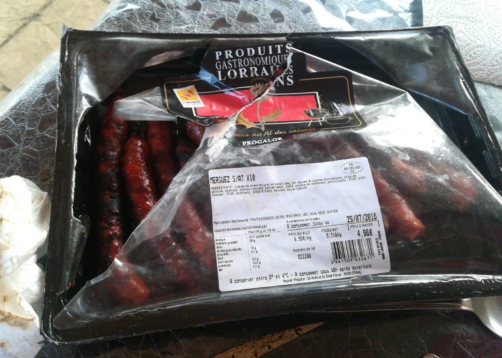 Open Food Facts Merguez S/AT packshot
