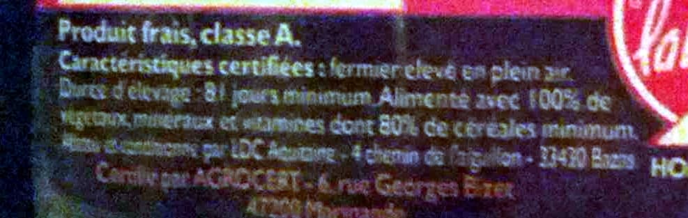 Leader Price 2 Escalopes de Poulet Fermier Jaune du Sud-Ouest élevé en plein air packshot