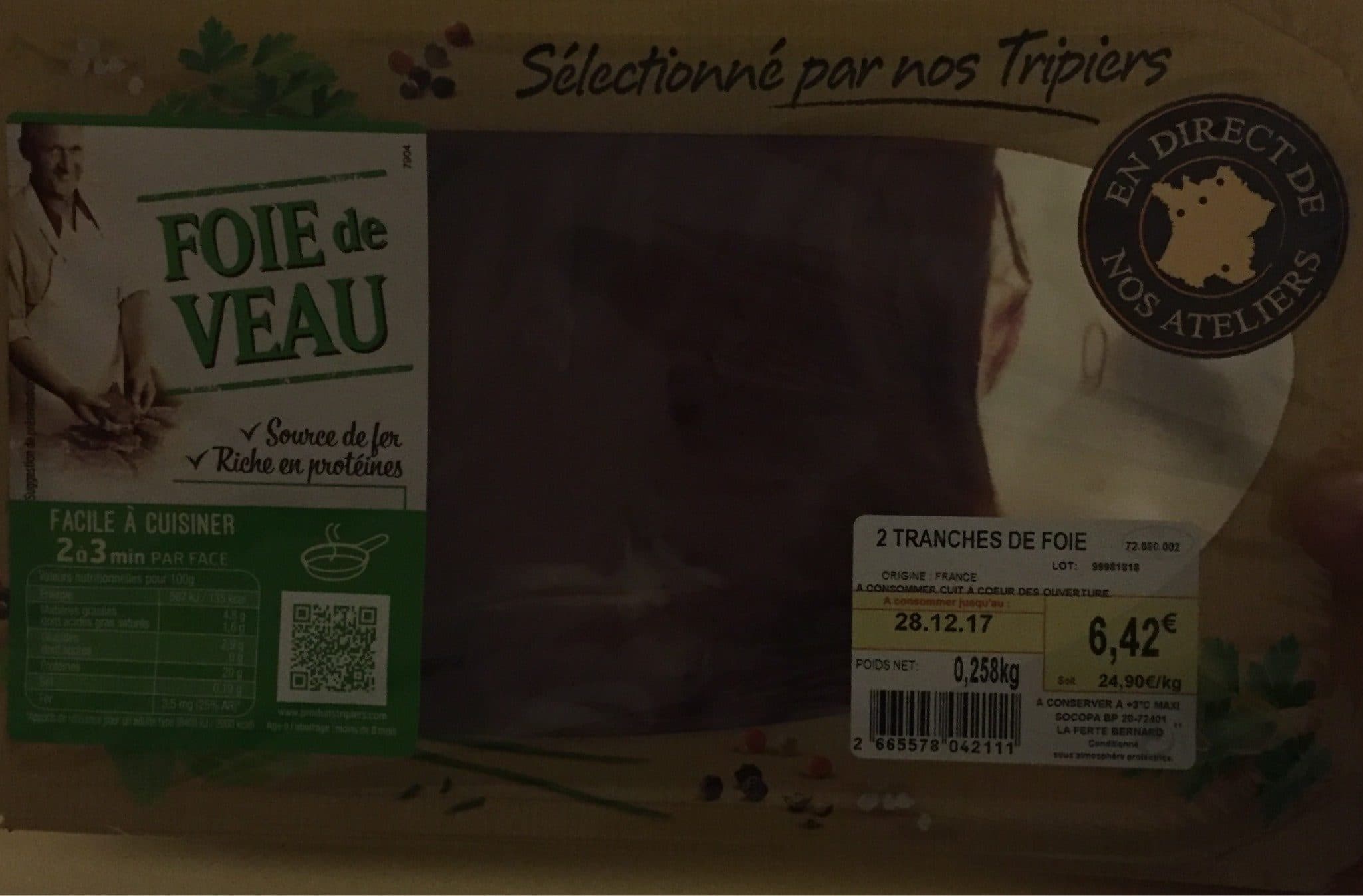 En Direct De Nos Ateliers Foie de veau packshot