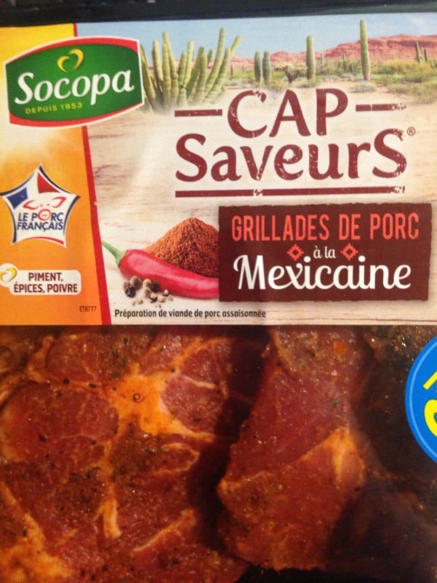 Socopa Grillades de porc packshot