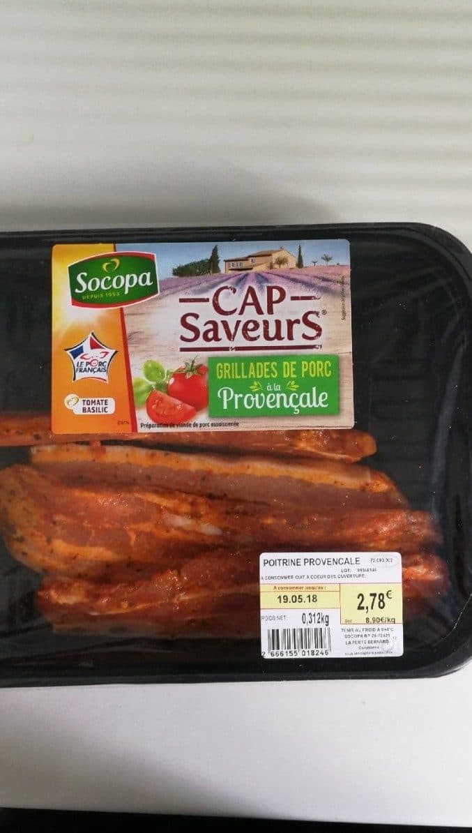 Socopa Grillade de porc à la provençale packshot