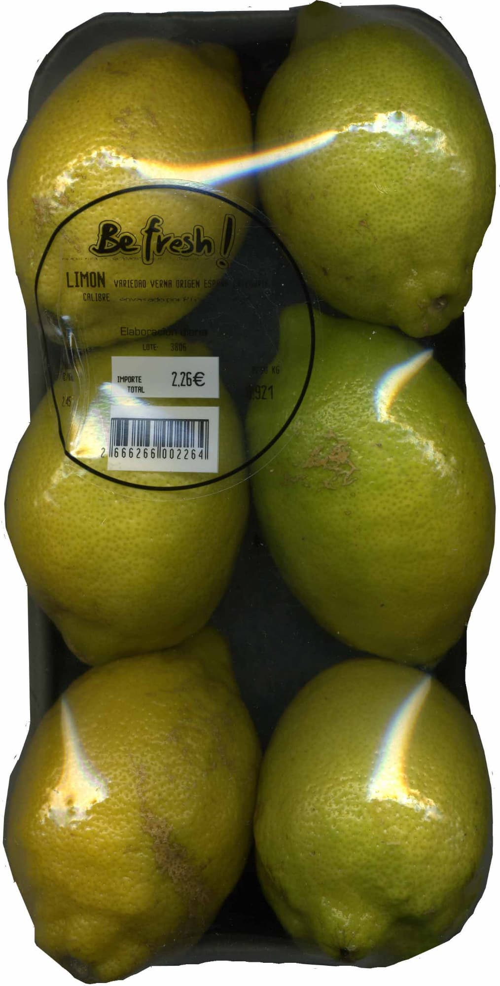 Be Fresh! Limones packshot