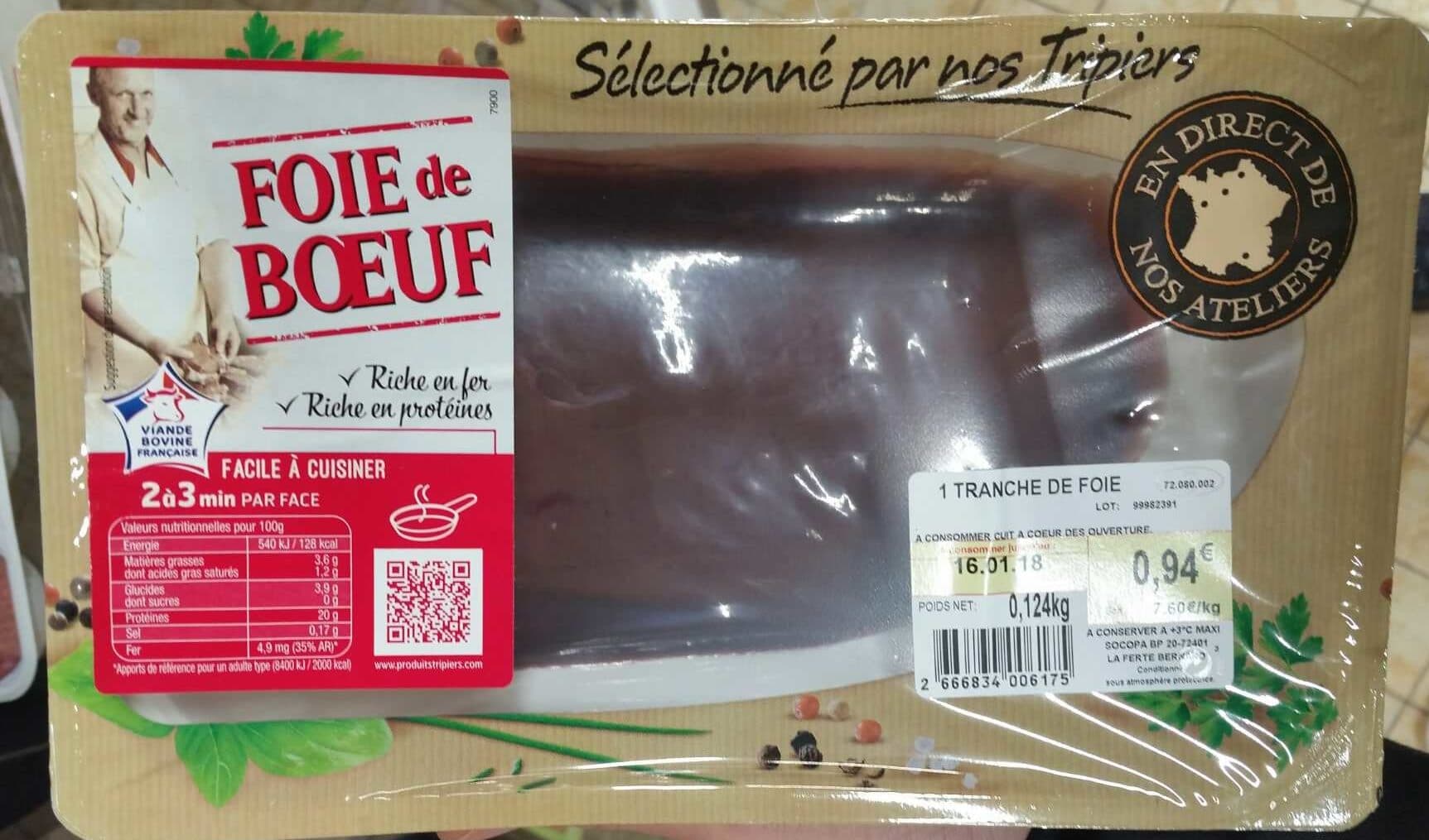 Sans marque Foie de boeuf packshot
