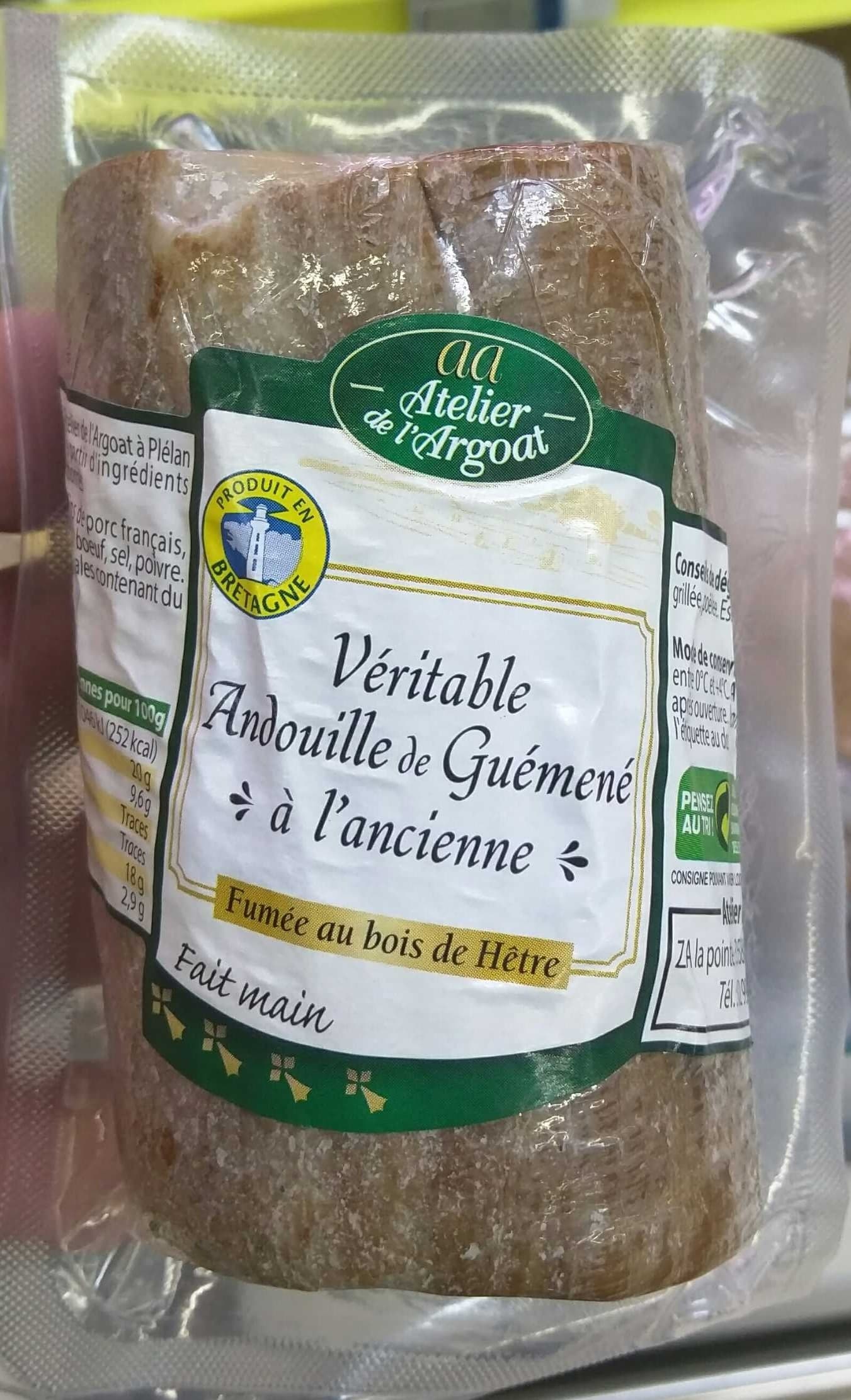 Atelier de l'Argoat Véritable andouille de Guémené à l'ancienne fumée packshot