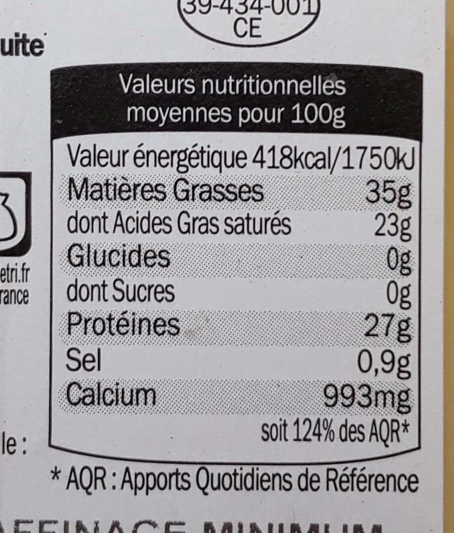 Open Food Facts Comté packshot