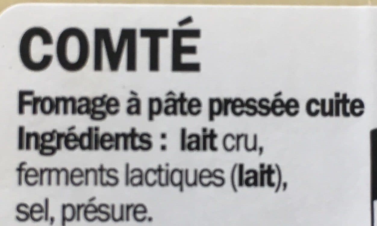 JuraFlore Compté 18mois d'affinage packshot