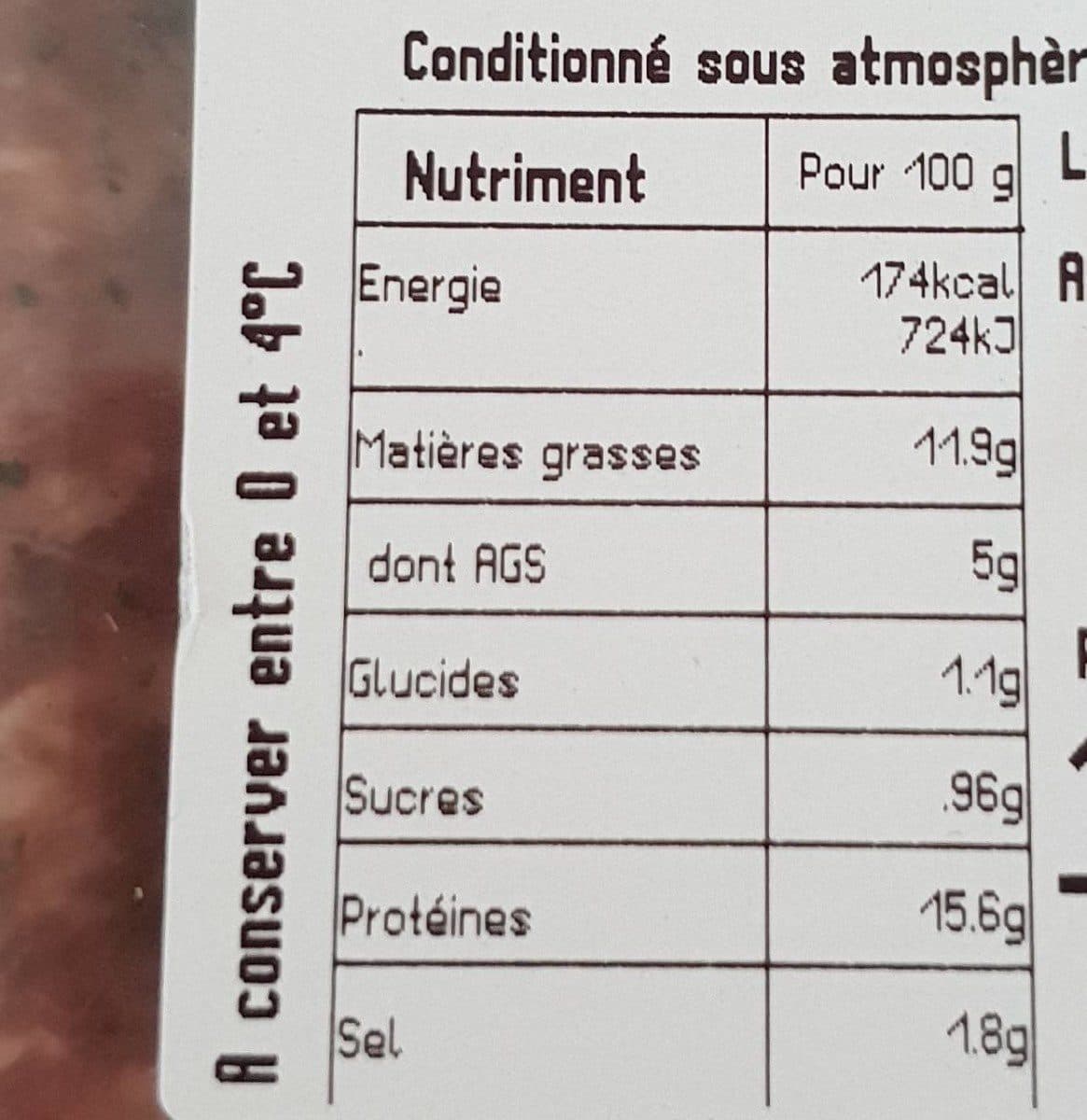 Hiruak Chipolata façon landaise packshot