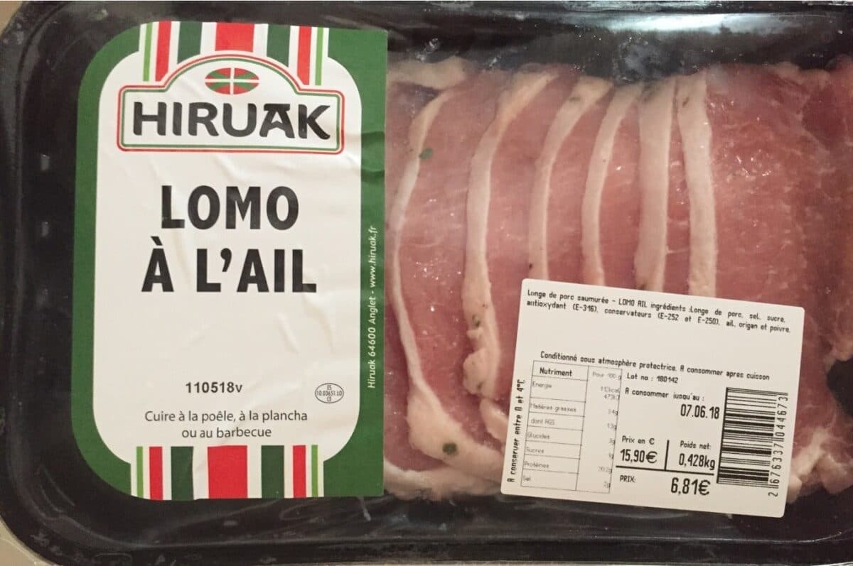 Hiruâk Lomo à l'ail packshot