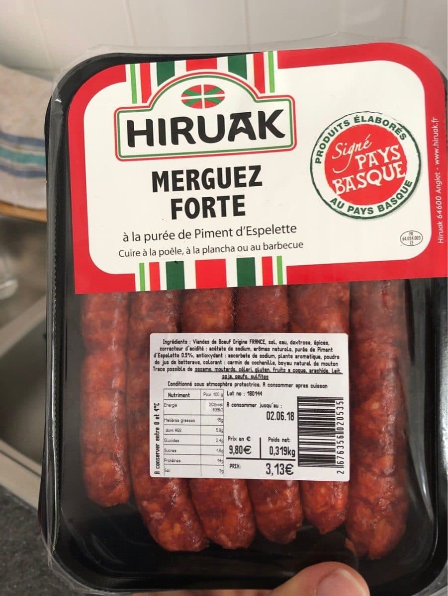 Hiruak Merguez Forte packshot