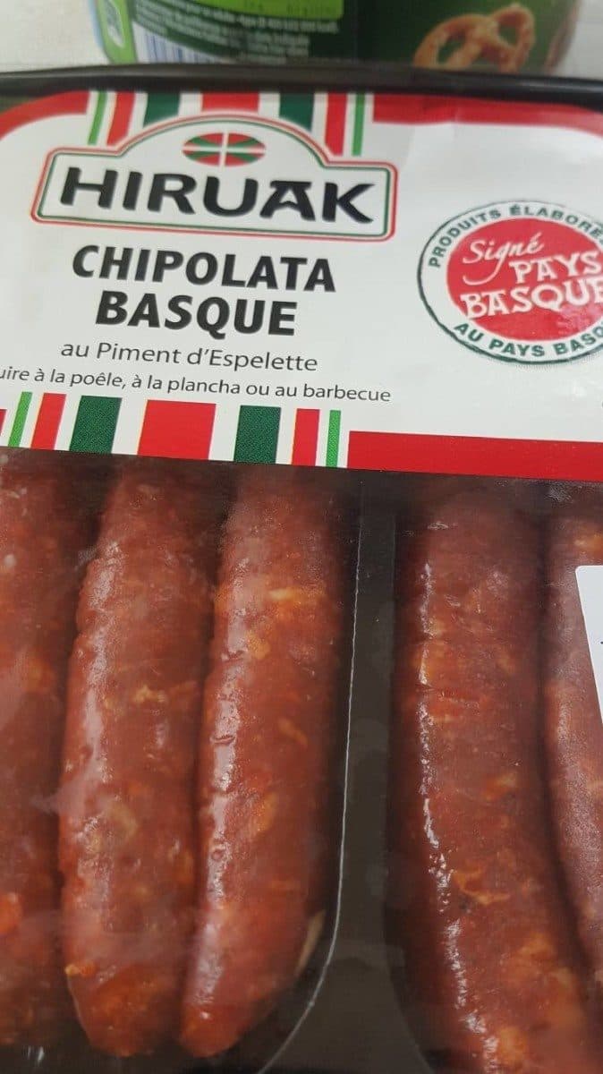 Hiruak Chipolata basque packshot