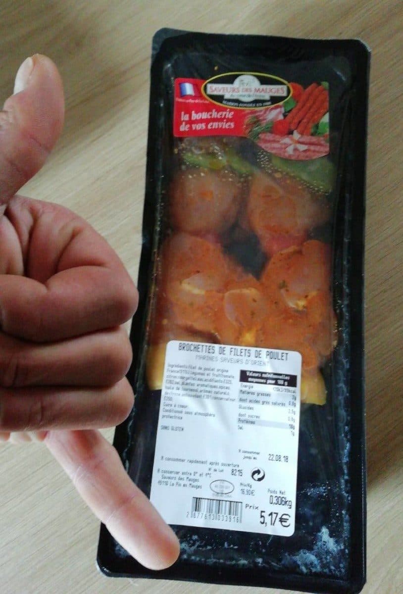 Open Food Facts Brochette filets de poulet packshot