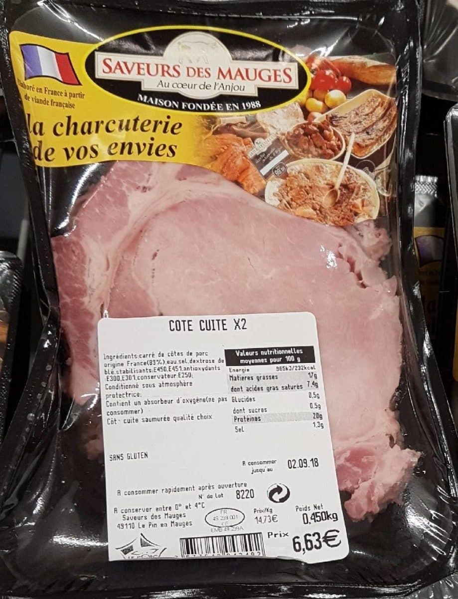 Saveurs des mauges Cote cuite packshot