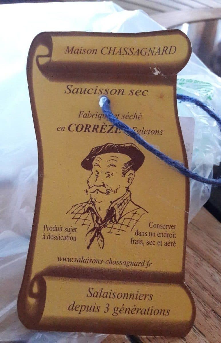 Open Food Facts Saucisson cèpes packshot