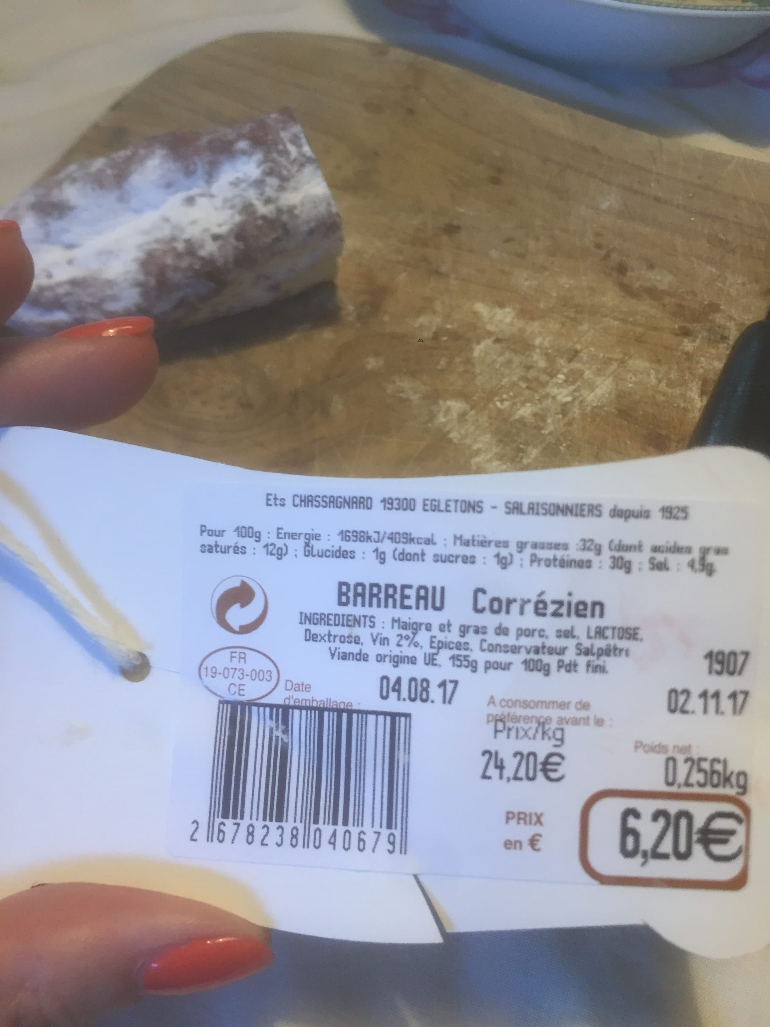 Maison Chassagnard Saucisson sec packshot