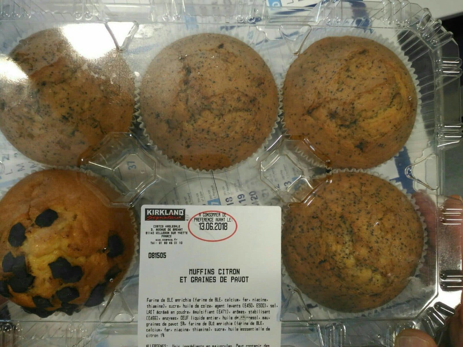 Open Food Facts Muffin citron et graines de pavot packshot
