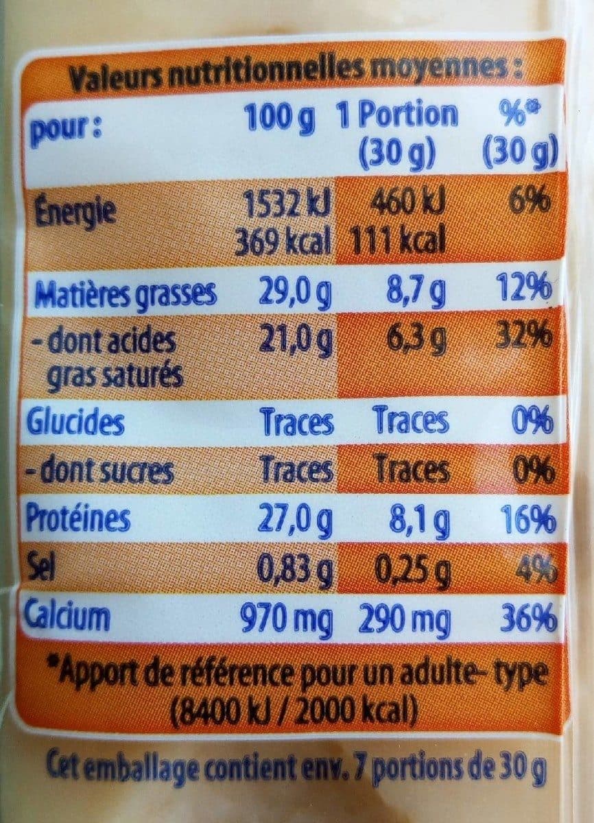 Open Food Facts Emmental Français packshot