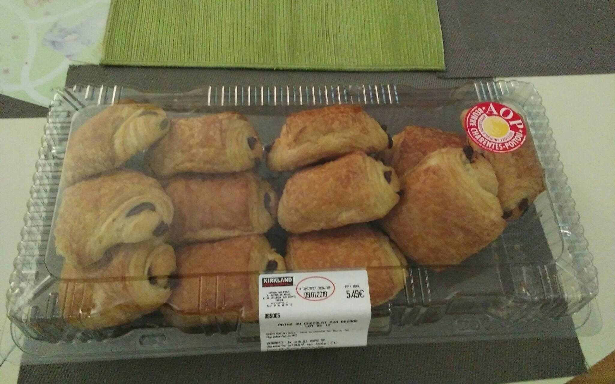 Kirkland Pains au chocolat packshot