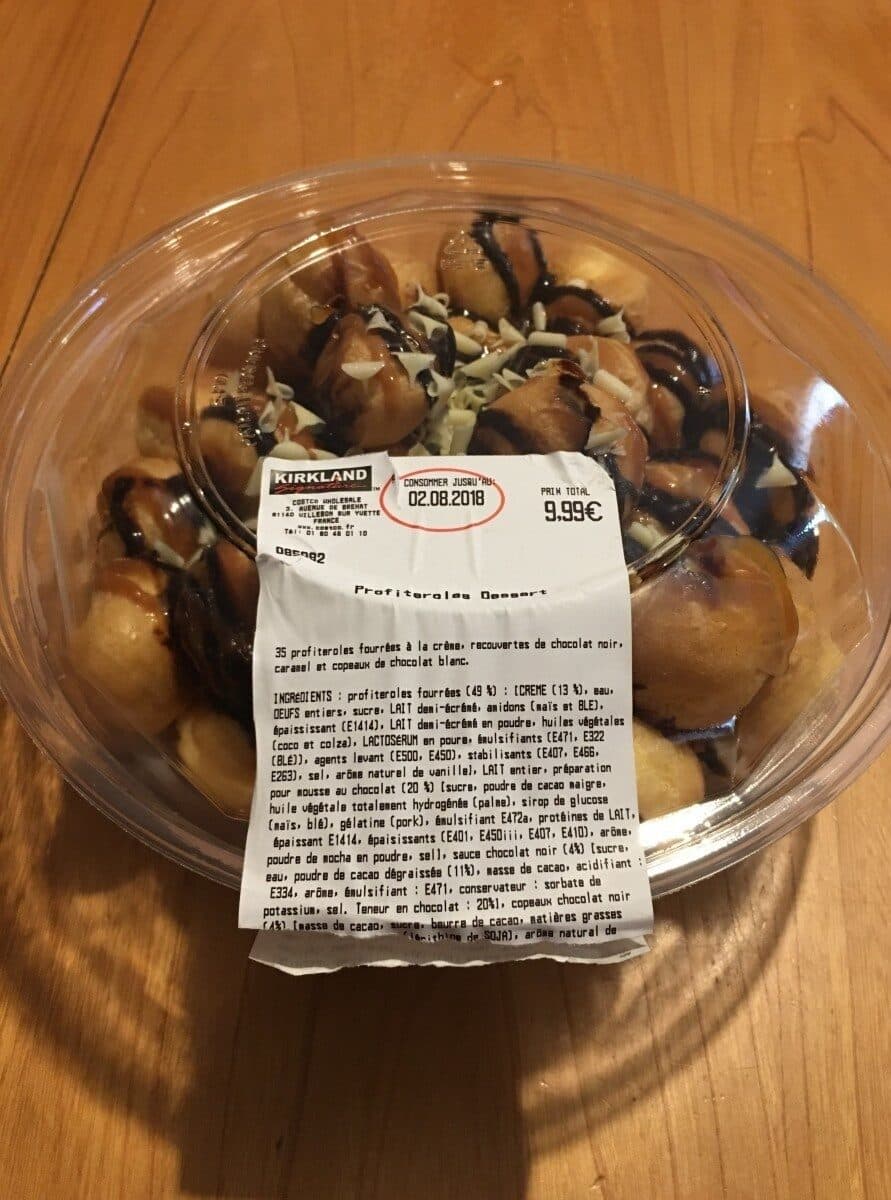 Open Food Facts Profiteroles dessert packshot