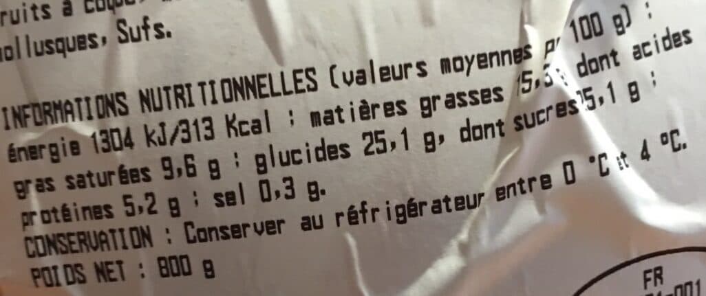 Open Food Facts Profiteroles dessert packshot