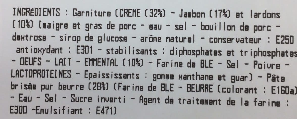 Costco Quiche Lorraine Recette Alsacienne packshot