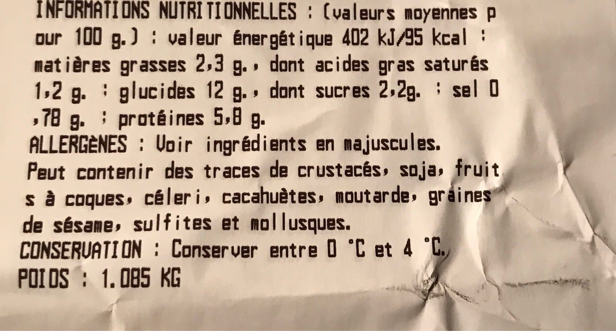 Costco Salade cesar au poulet packshot