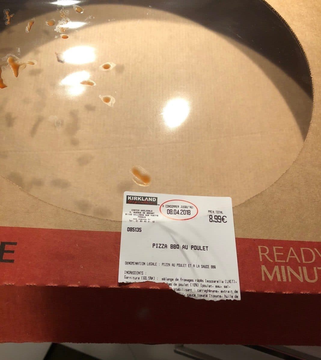 Open Food Facts Pizza Costco poulet barbecue packshot