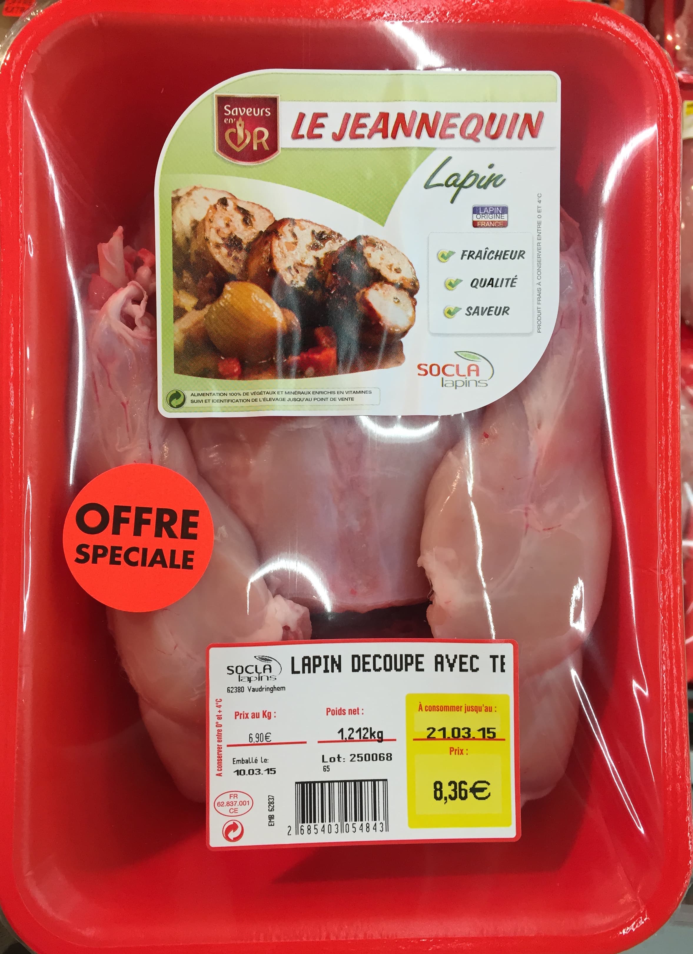 Le Jeannequin Lapin découpé packshot