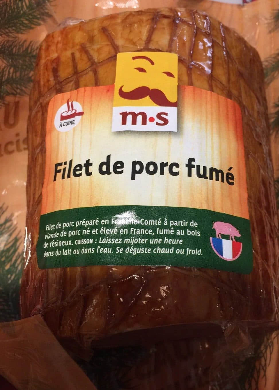 Morteau Saucisses Filet de porc fumé packshot