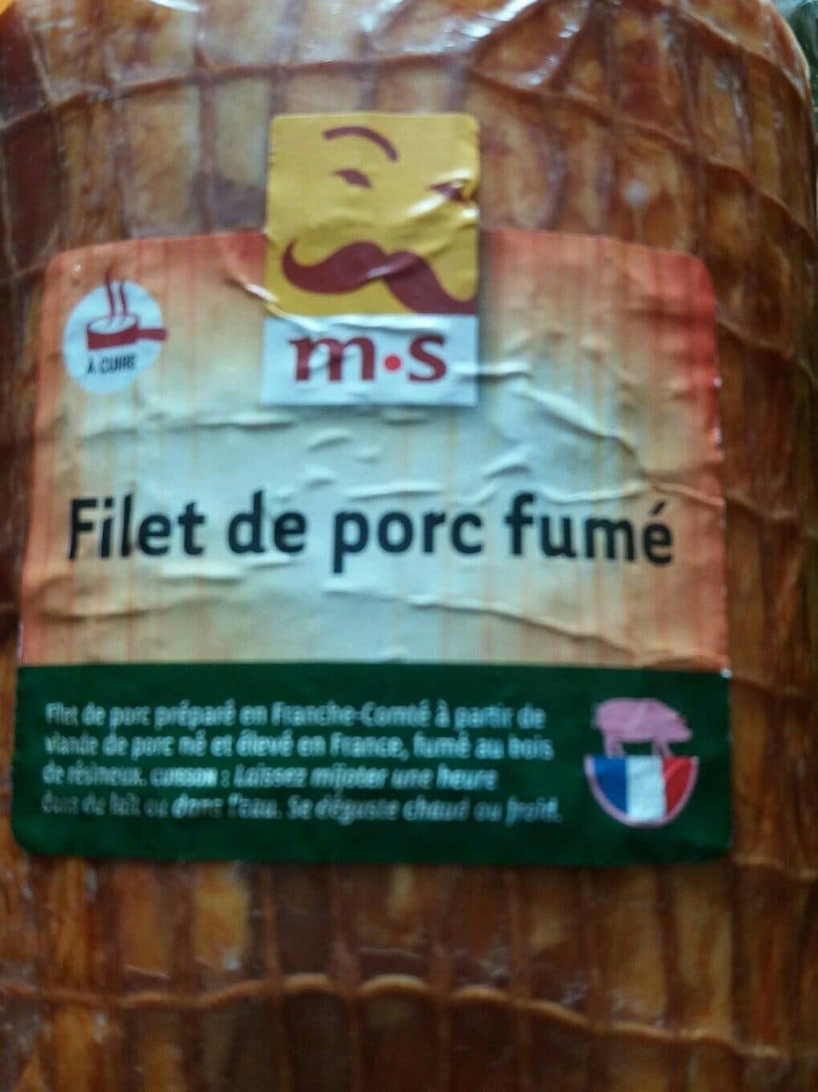 Open Food Facts Filet de porc fumé packshot