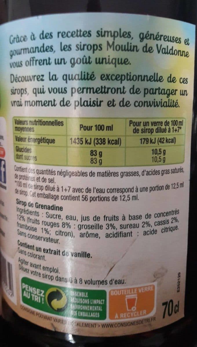 Moulin de Valdonne Grenadine packshot