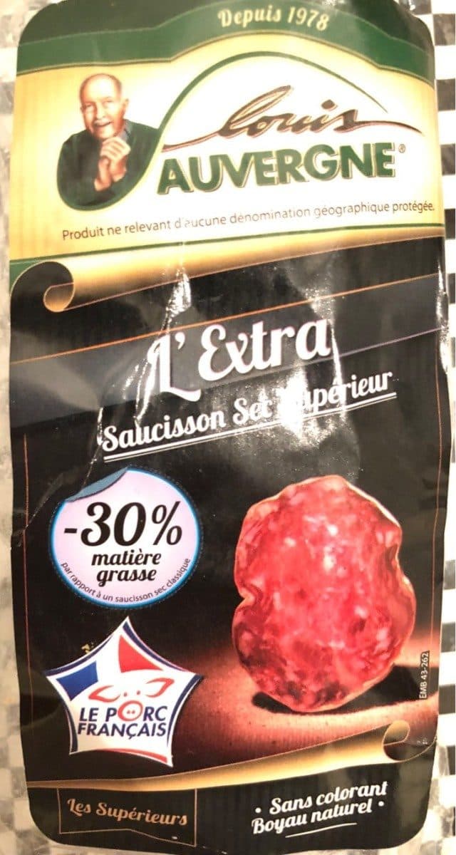 Open Food Facts Saucisson sec packshot