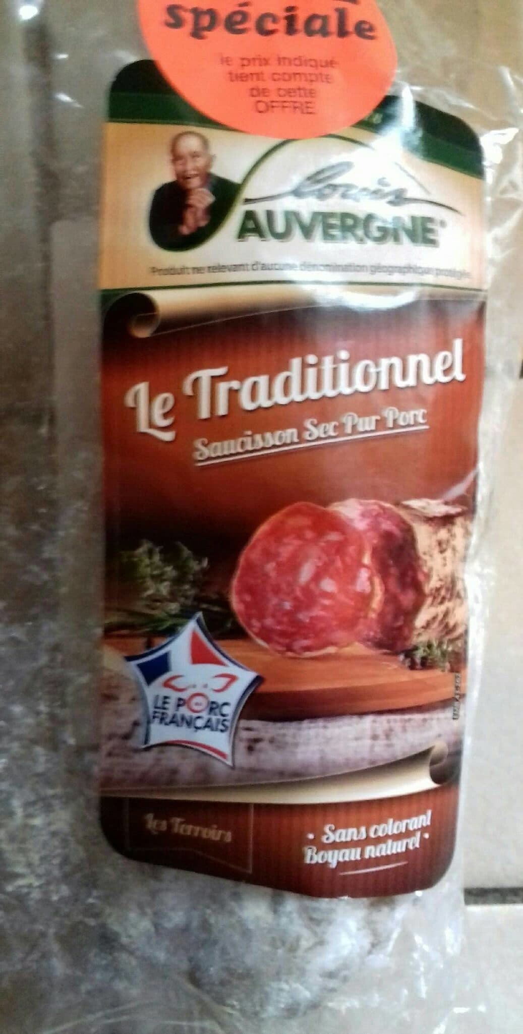 Clovis Auvergne Sausisson sec pur porc packshot