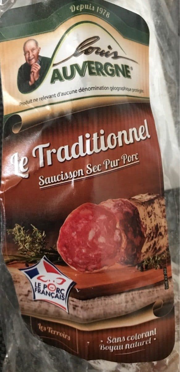 Open Food Facts Saucisson sec pur porc packshot