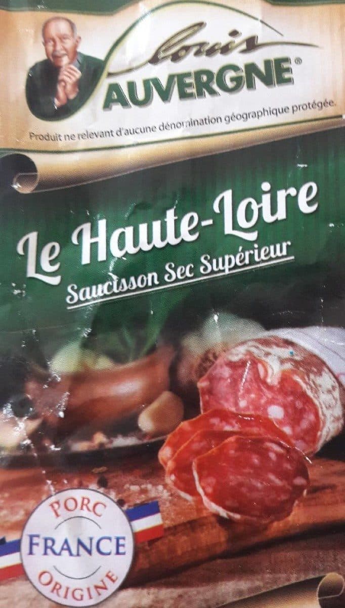 Open Food Facts "Le Haute Loire" saucisson sec supérieur packshot