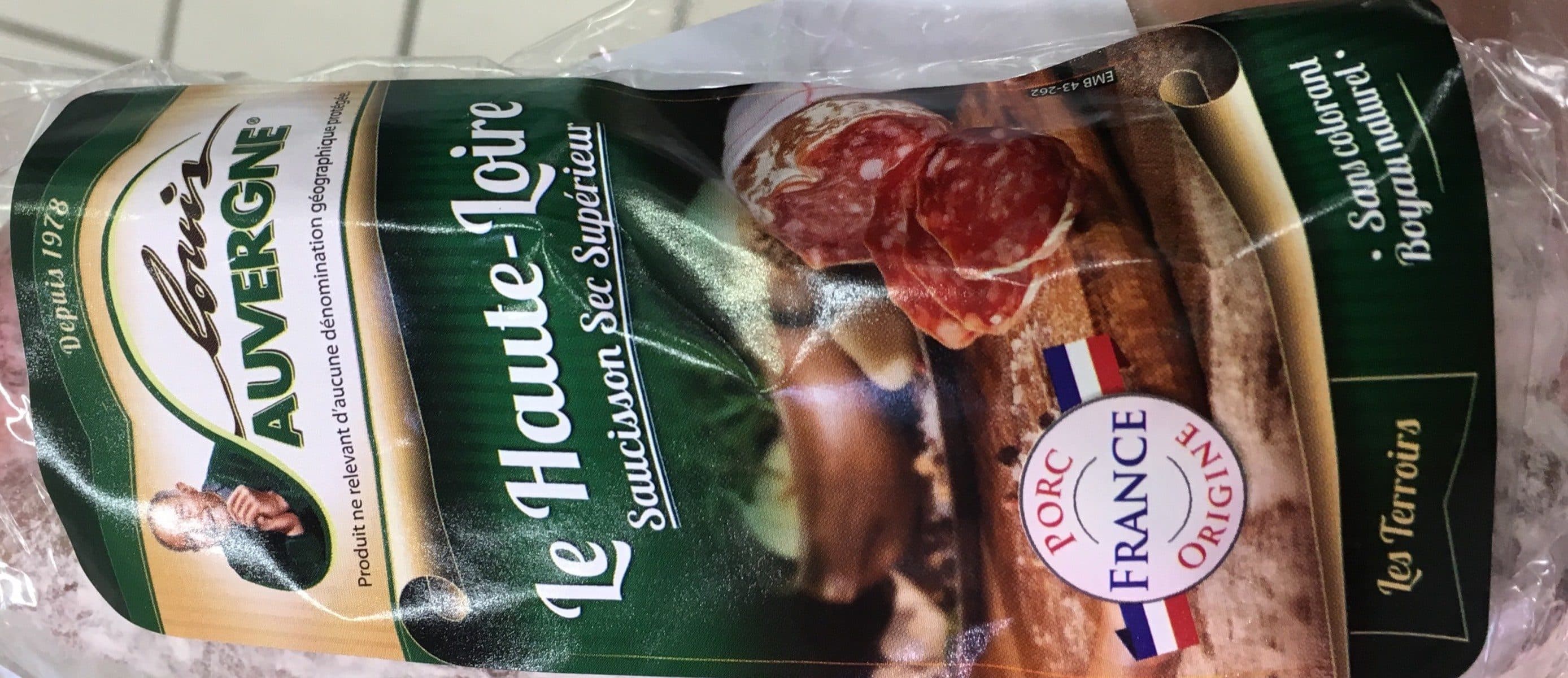 Open Food Facts Saucisson sec superieure packshot