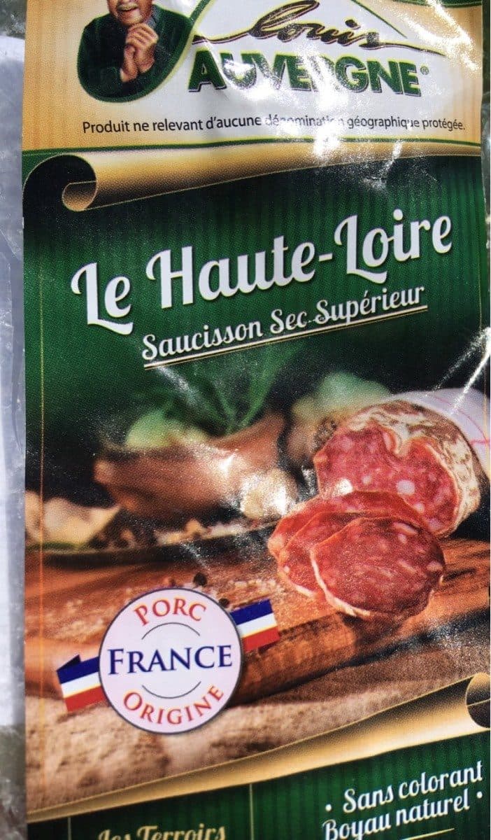Open Food Facts Saucisson sec haute loire packshot
