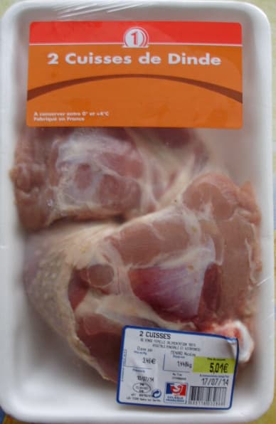 Groupe Carrefour 2 Cuisses de Dinde packshot