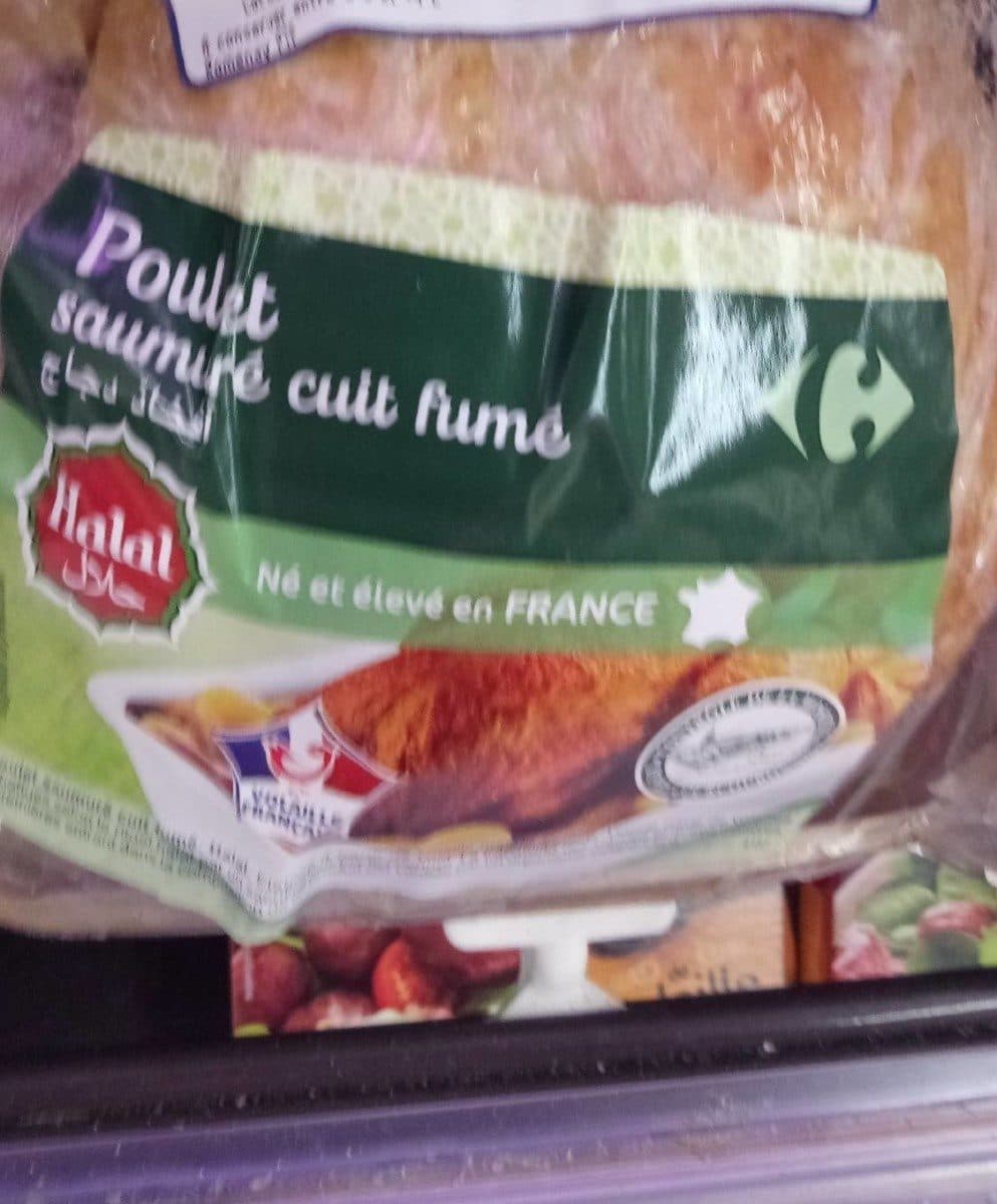 Open Food Facts Poulet halal cuit fumé packshot