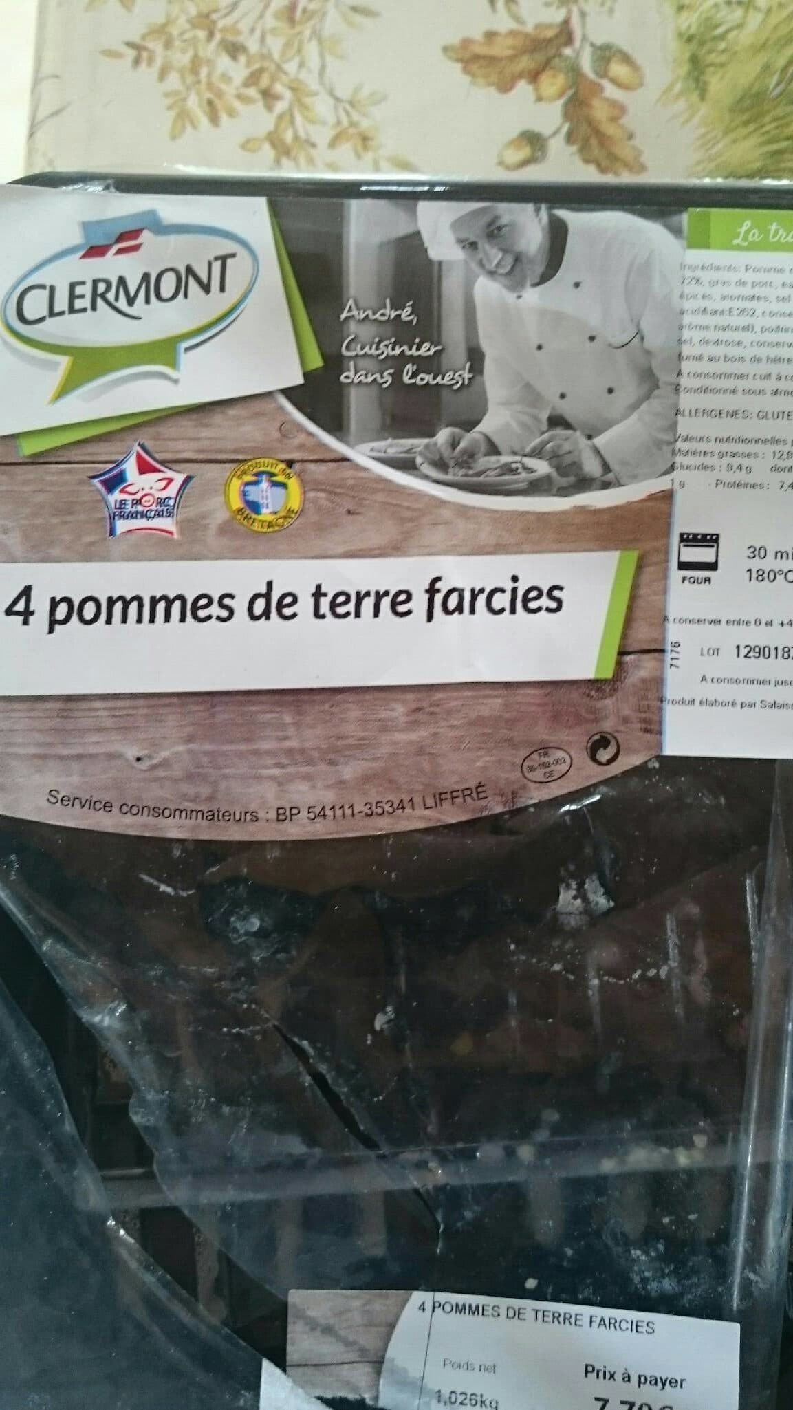 Open Food Facts Pommes de terre farcies packshot