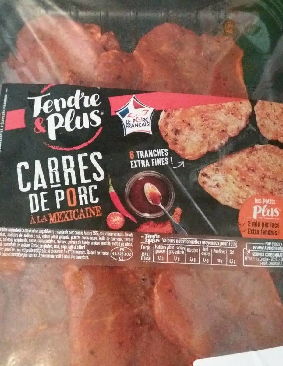 Open Food Facts Carres de porc a la mexicane packshot