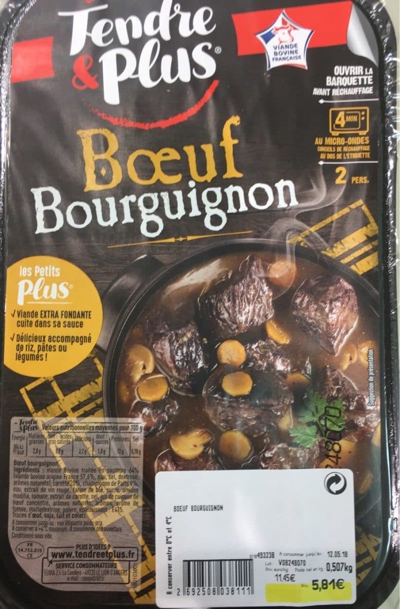Open Food Facts Boeuf bourguignon packshot