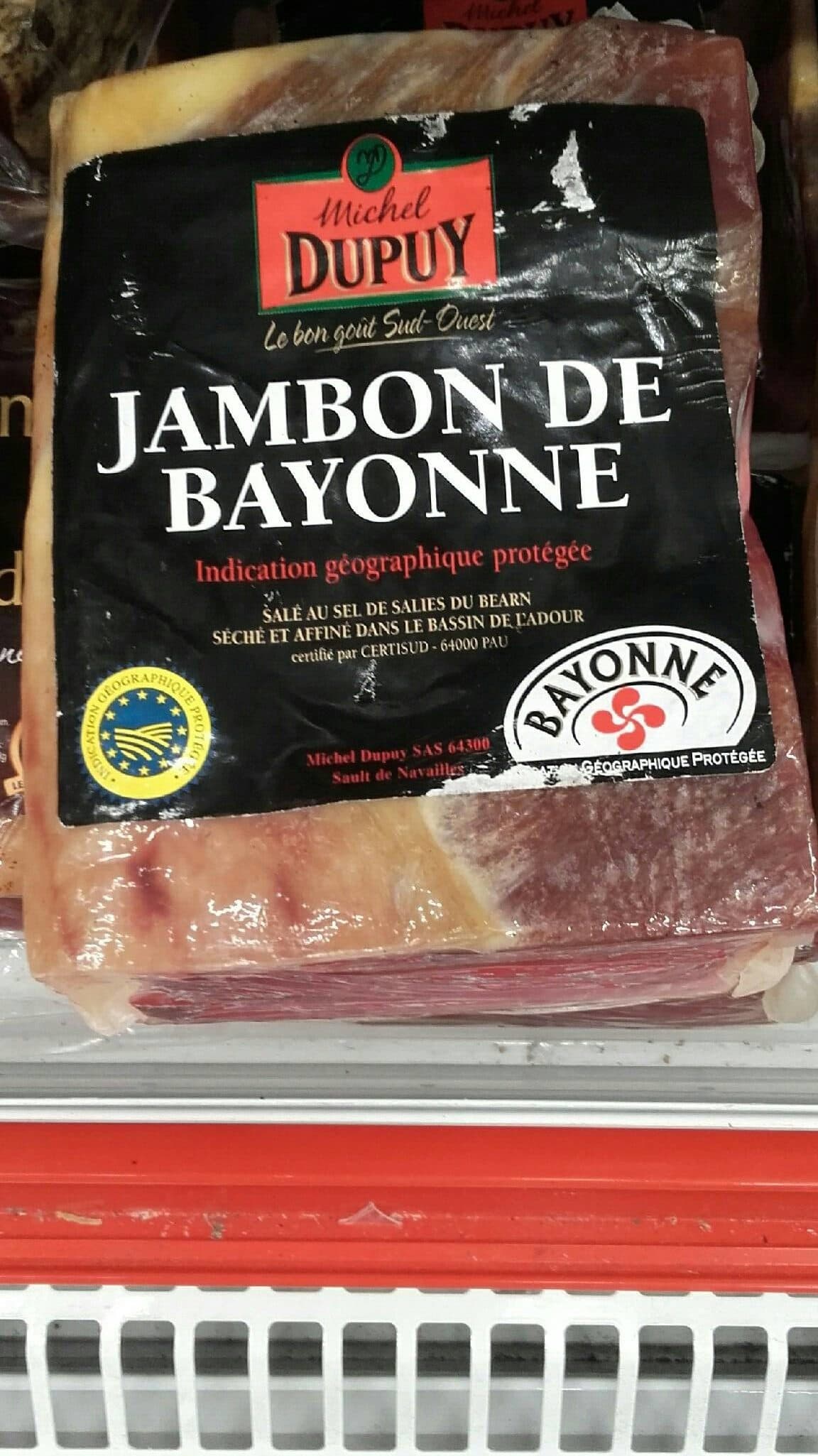 Open Food Facts 1/4 jambon de Bayonne packshot