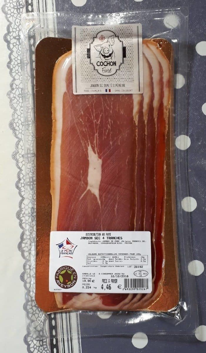 Open Food Facts jambon sec packshot