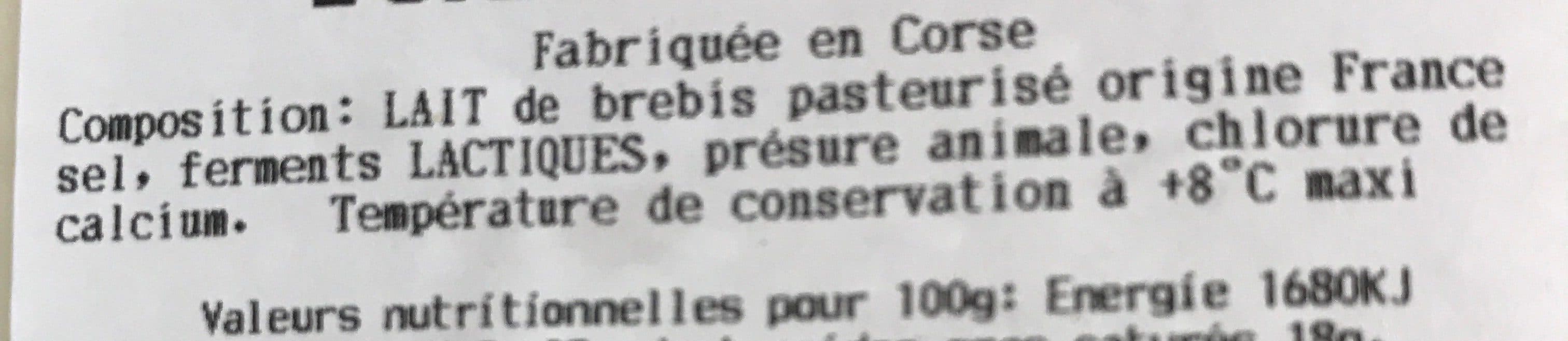 Open Food Facts Tomme de brebis packshot
