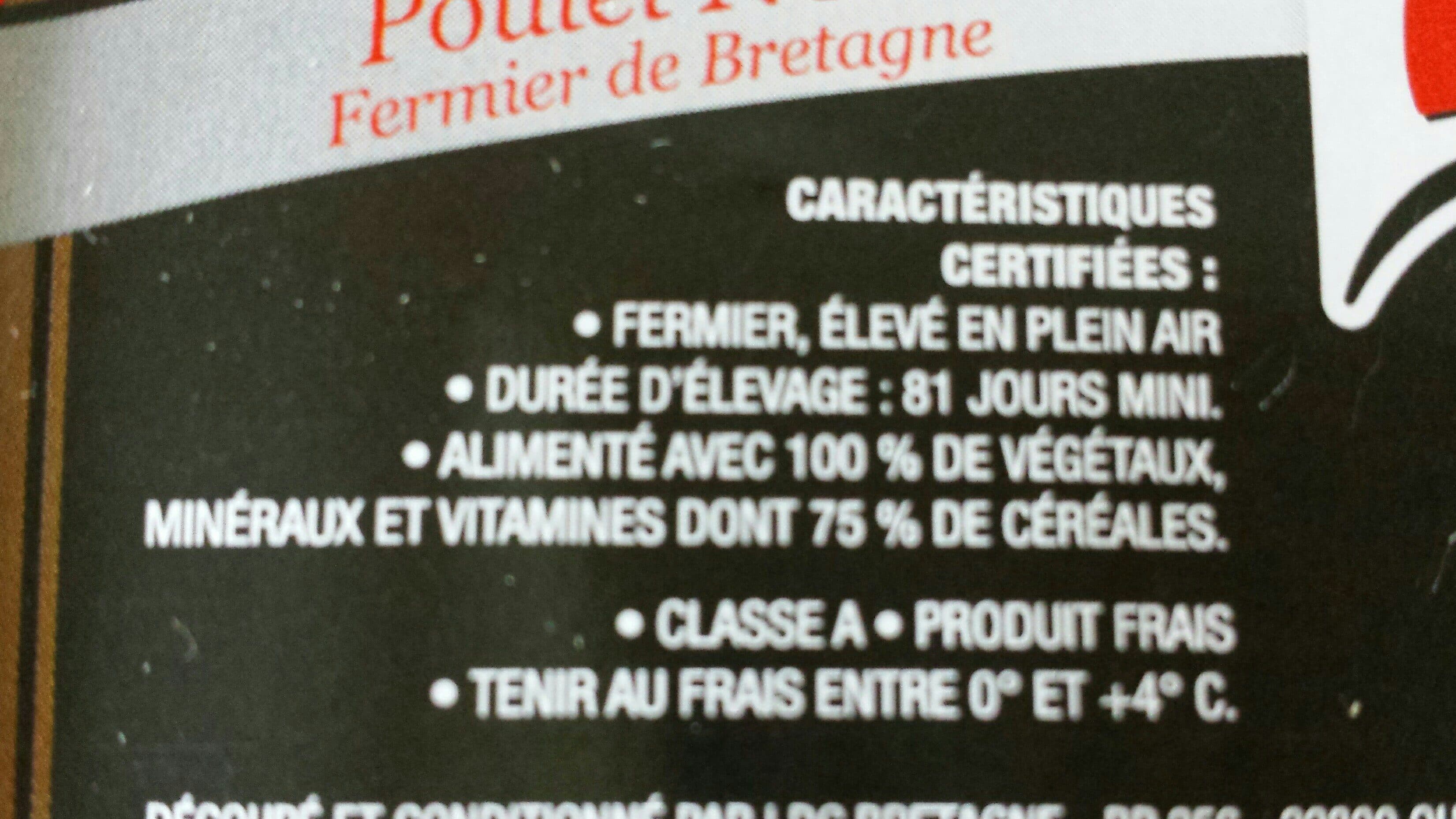 Fermiers D Argoat Poulet noir packshot