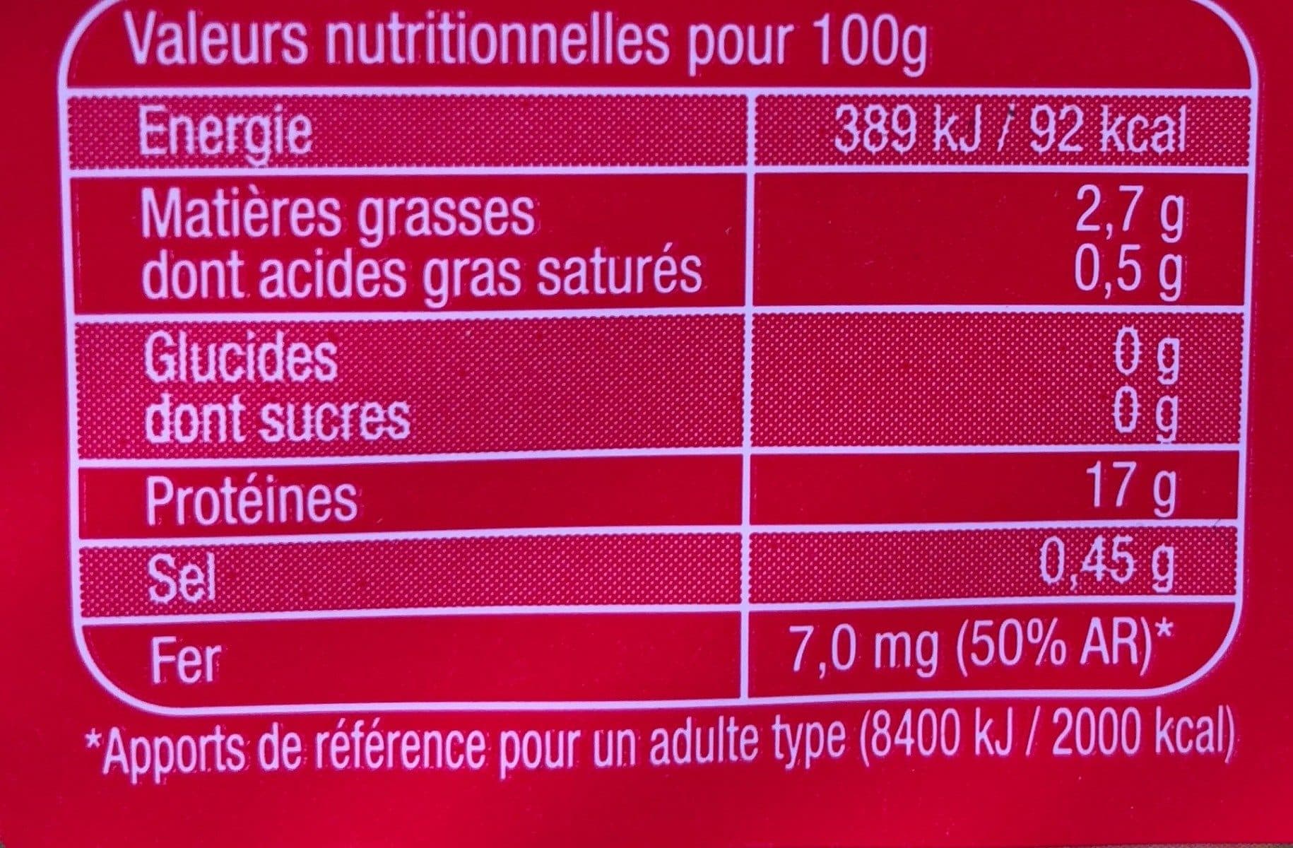 Open Food Facts Rognon de boeuf packshot