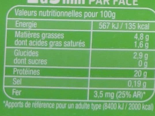 Sans marque Foie de veau X1 packshot